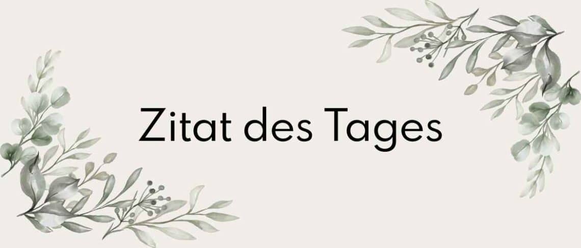 Zitat des Tages