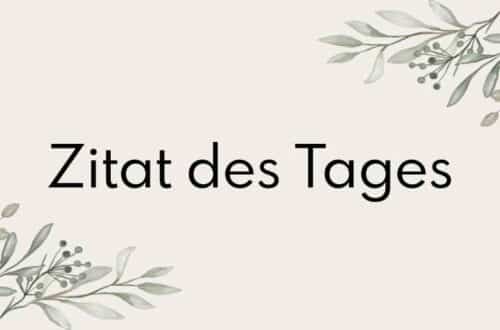 Zitat des Tages